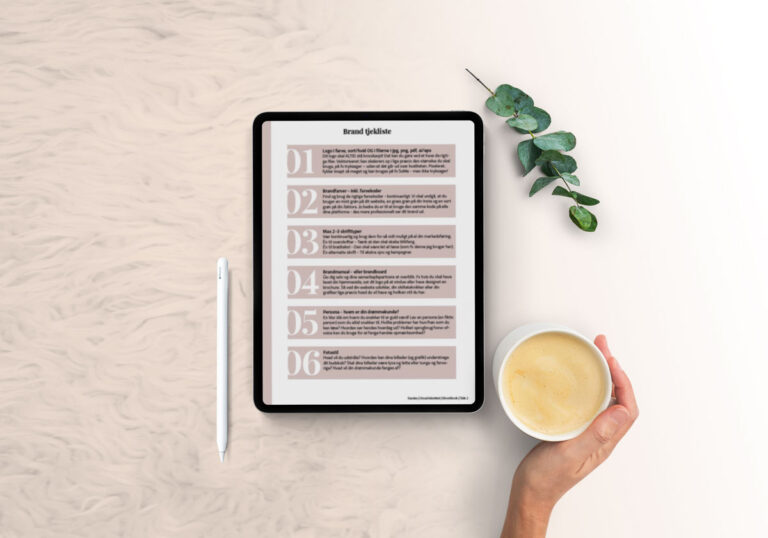 Freebie: Brand tjekliste