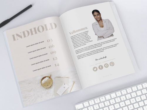 Workbook Canva Template mockup