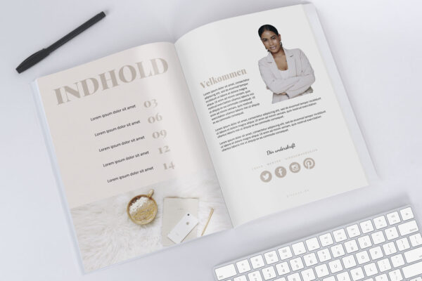 Workbook Canva Template mockup