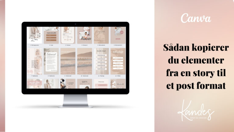 Sådan kopierer du elementer fra et Canva dokument til et andet