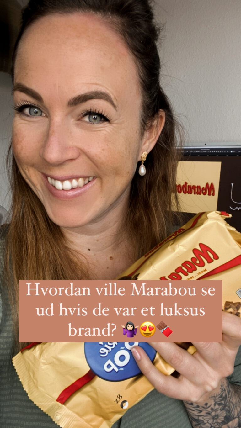 Hvordan mon Marabou ville se ud hvis de var et luksusbrand?