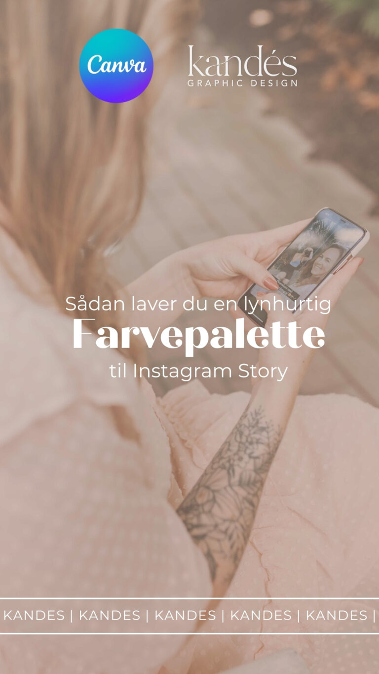 Sådan laver du en farvepalette til din Instagram Story