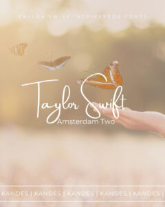 Taylor Swift inspirerede skrifttyper