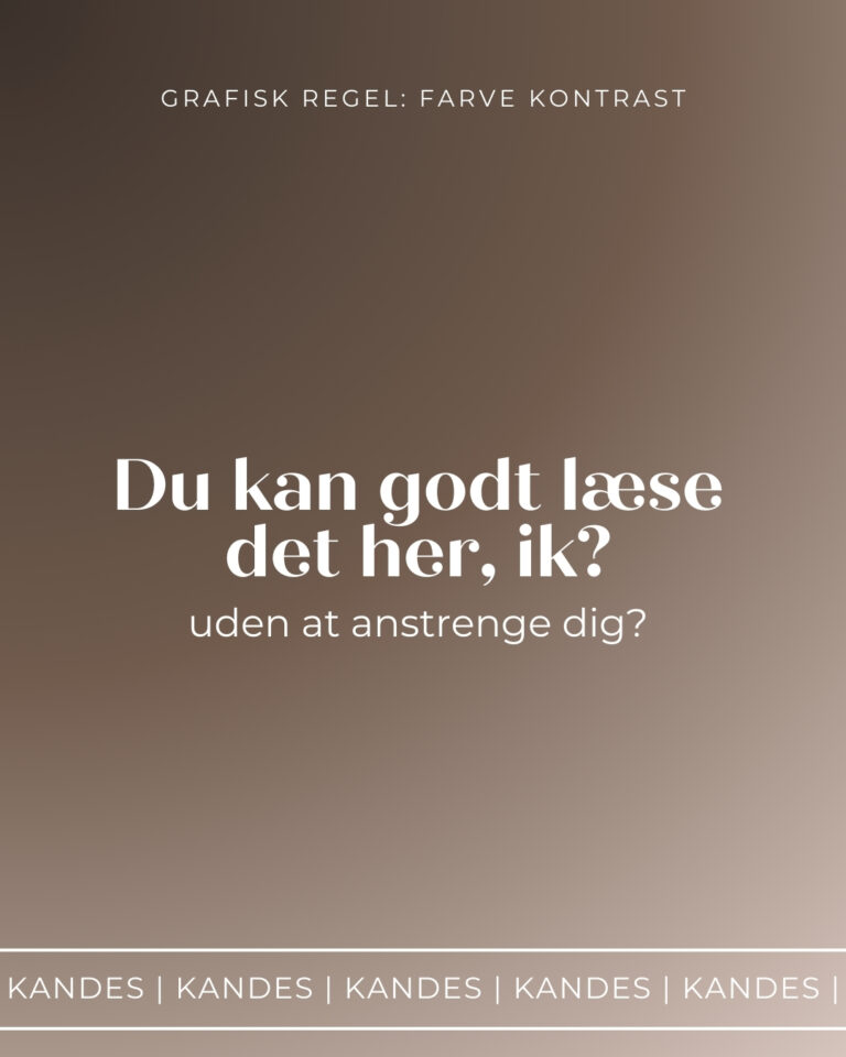 Kontrast i farver 🎨